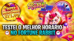 horários que o fortune rabbit paga